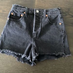 Levi’s Premium Ribcage Shorts